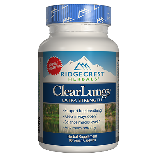 RIDGECREST HERBALS ClearLungs Extra Strength