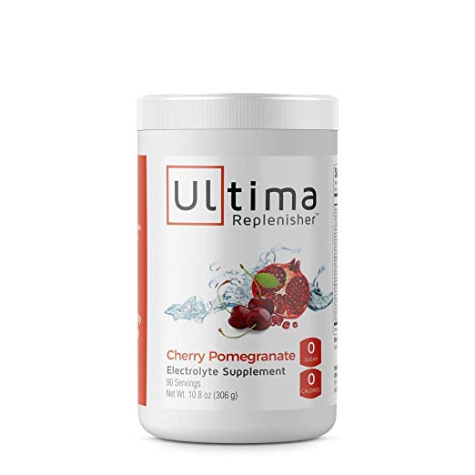 ULTIMA REPLENISHER Hydrating Electrolyte Powder, Cherry Pomegrante, 90 Servings