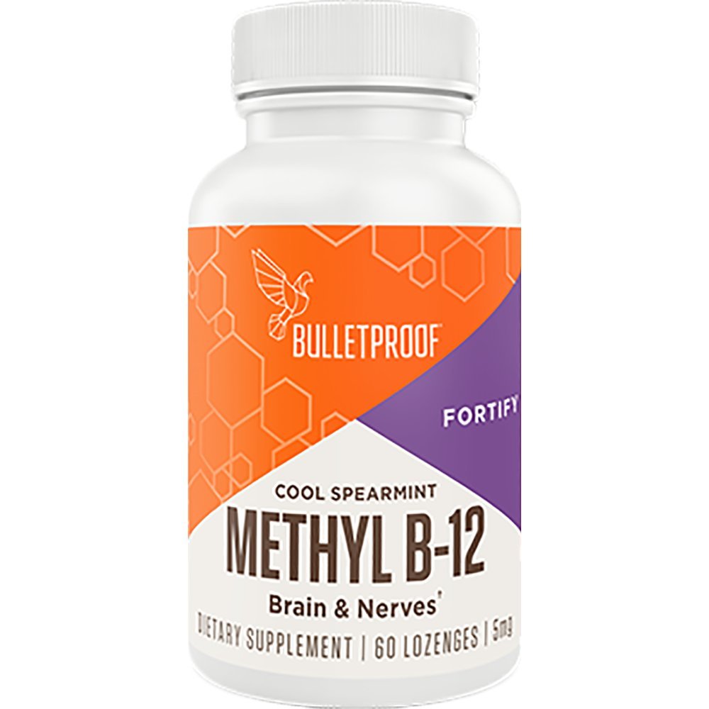 Bulletproof Methyl B-12, Supports Healthy Brain Cells and Nervous System (60 Lozenges)