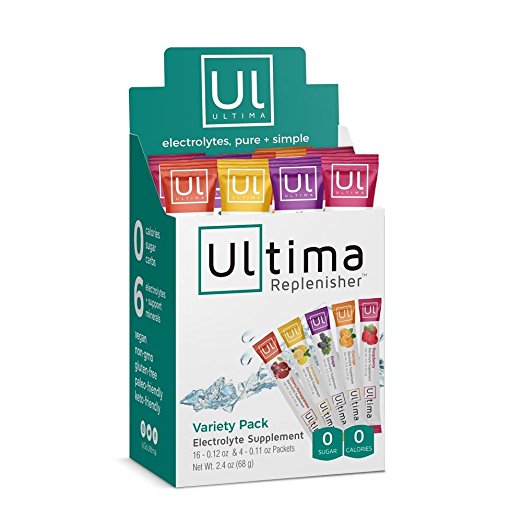 ULTIMA REPLENISHER Electrolyte Hydration Powder, Variety Pack, 20 Count
