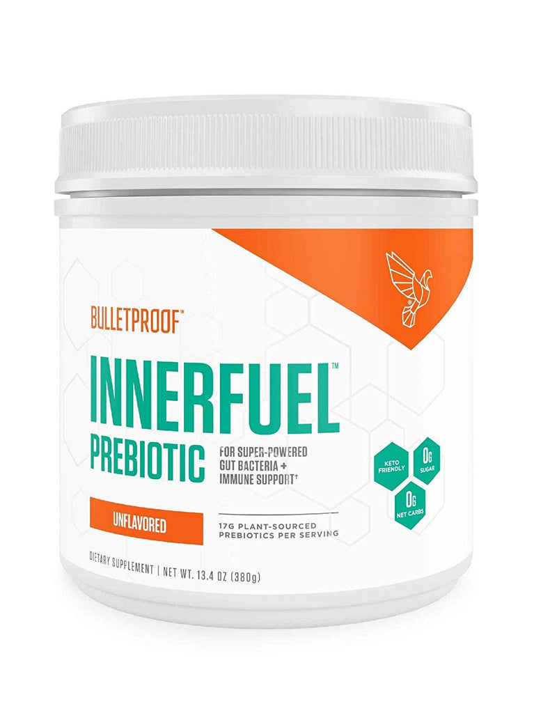 Bulletproof InnerFuel Prebiotic - Plant-Based Dietary Fiber for Super-Powered Gut Bacteria, Digestive Health and Immune Support