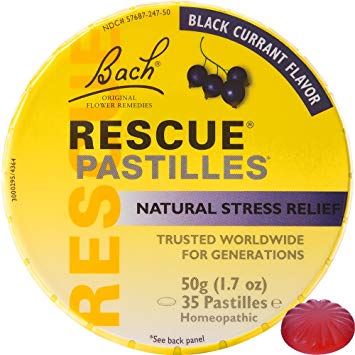 Bach Rescue Remedy Pastilles, Black Currant, 1.7 oz