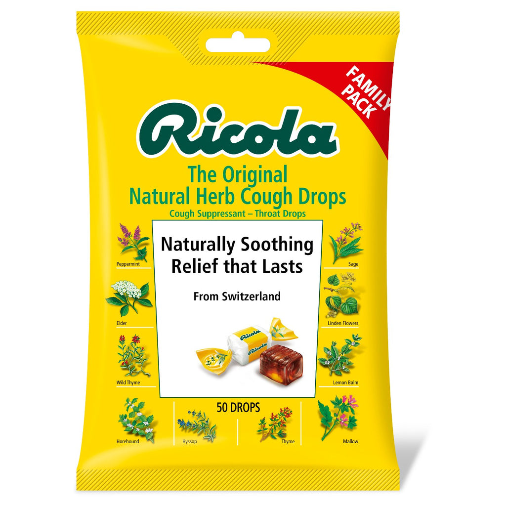 Ricola Cough Drops - Natural Herb - 50ct