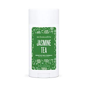 Schmidt's Natural Deodorant for Sensitive Skin - Jasmine Tea, 3.25 ounces. Stick for Women and Men