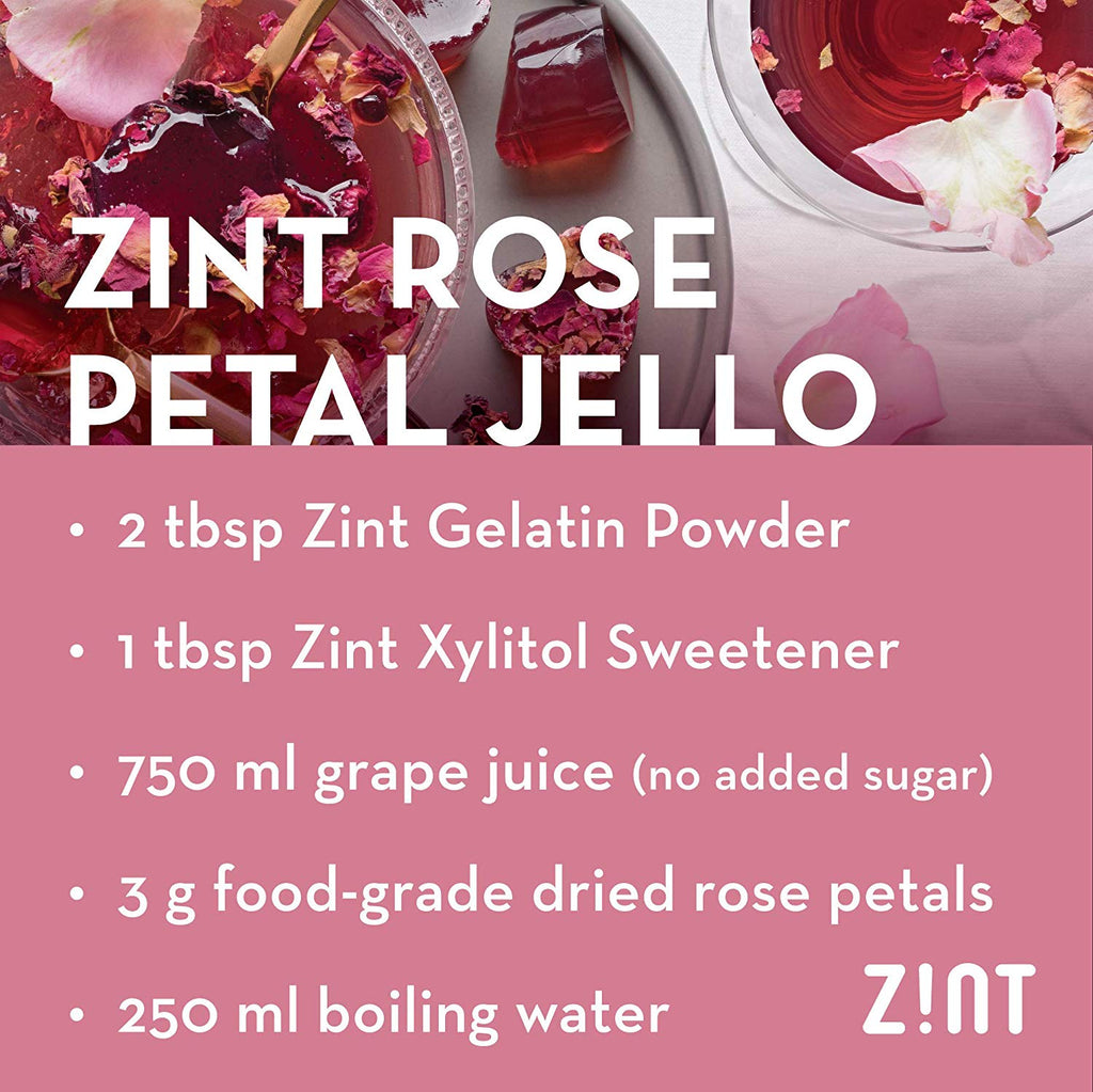 Zint Beef Gelatin Powder (16 oz): Unflavored, Keto Certified, Paleo Friendly Collagen Based Protein - For Baking, Jello & Thickening